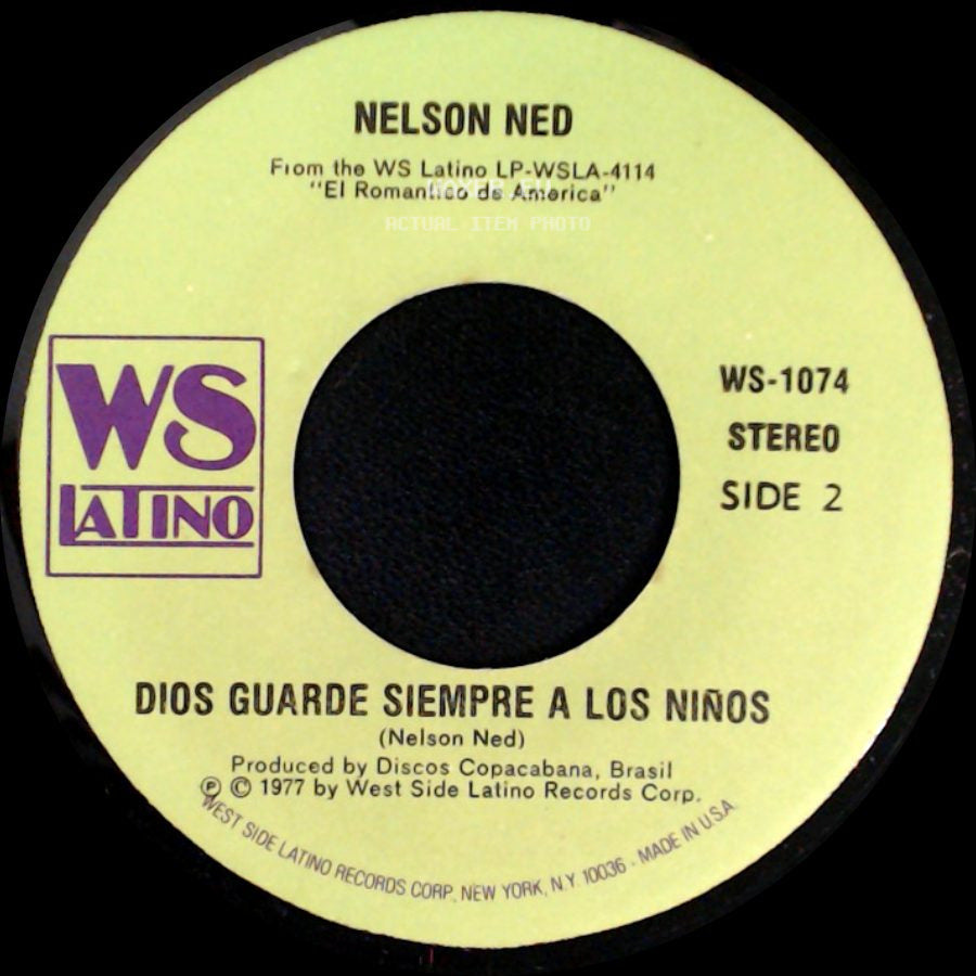 Nelson Ned - Los Barrios Pobres De La Ciudad / Dios Guarde Siempre A Los Niños side B