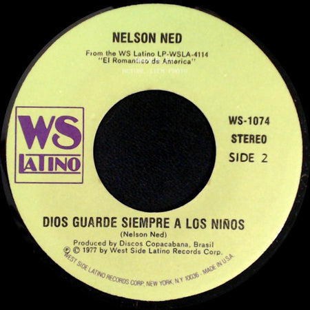 Nelson Ned - Los Barrios Pobres De La Ciudad / Dios Guarde Siempre A Los Niños side B