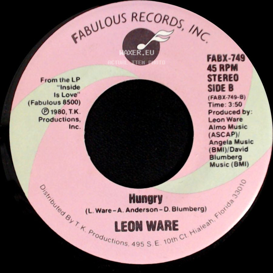 Leon Ware - Inside Your Love / Hungry side B