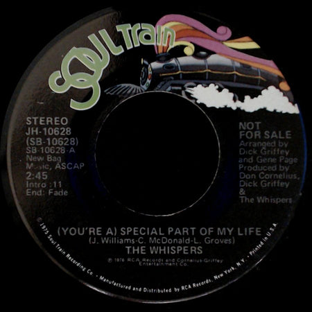 The Whispers - (You're A) Special Part Of My Life / (You're A) Special Part Of My Life side A