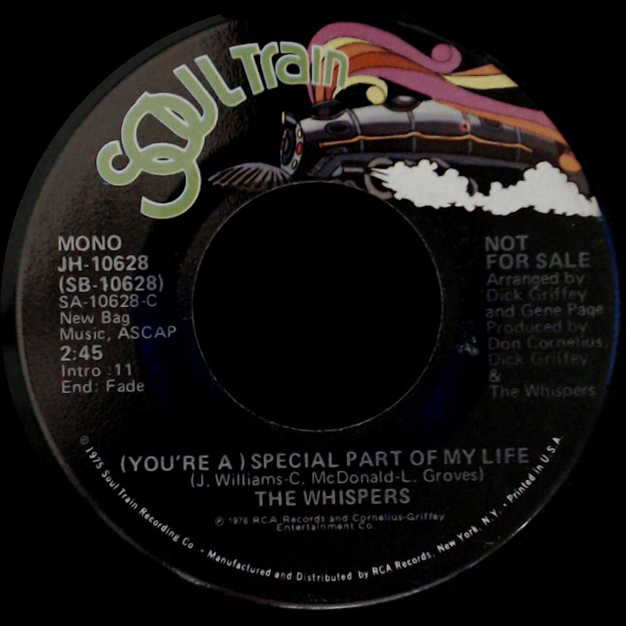 The Whispers - (You're A) Special Part Of My Life / (You're A) Special Part Of My Life side B