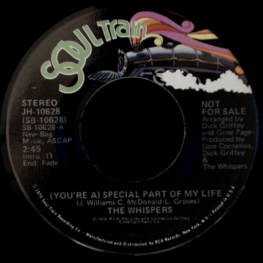 The Whispers - (You're A) Special Part Of My Life / (You're A) Special Part Of My Life side A