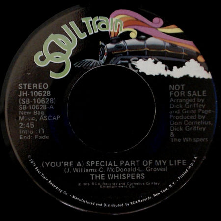 The Whispers - (You're A) Special Part Of My Life / (You're A) Special Part Of My Life side A