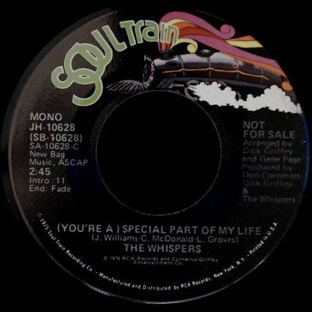 The Whispers - (You're A) Special Part Of My Life / (You're A) Special Part Of My Life side B