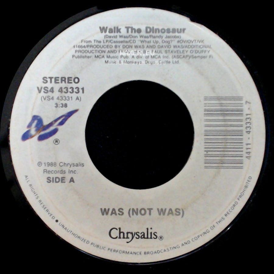 Was (Not Was) - Walk The Dinosaur / Wedding Vows In Vegas side A