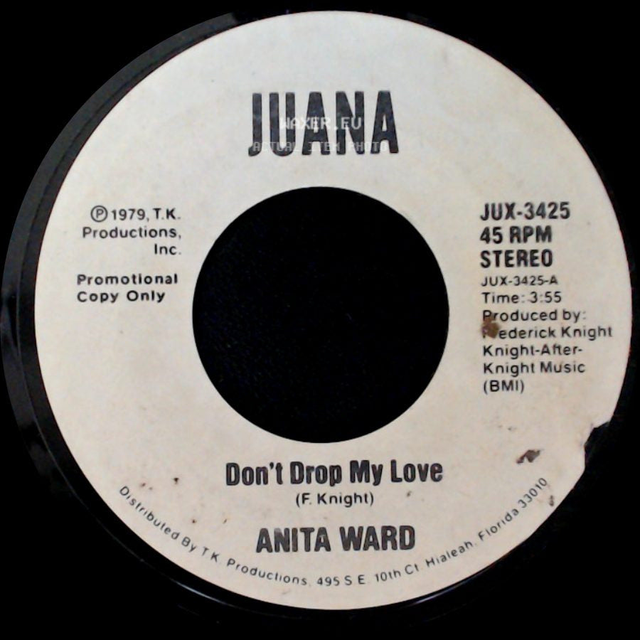Anita Ward - Don't Drop My Love / Don't Drop My Love side A