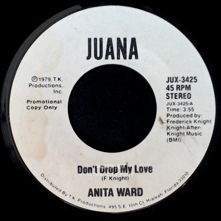 Anita Ward - Don't Drop My Love / Don't Drop My Love side B