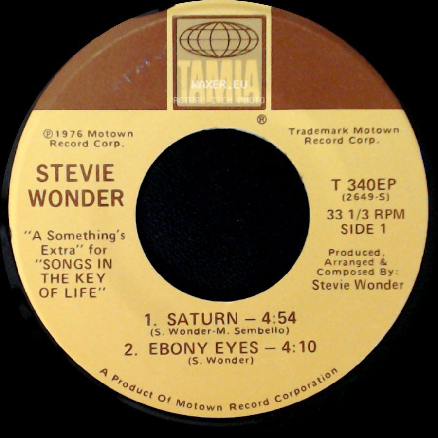 Stevie Wonder - "A Something's Extra" For "Songs In The Key Of Life" / A Something's Extra For Songs In The Key Of Life side A