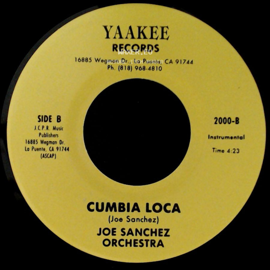 Joe Sanchez Orchestra - Tragic / Cumbia Loca side B