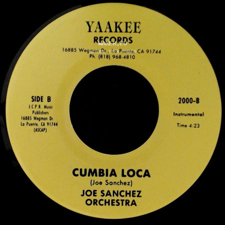 Joe Sanchez Orchestra - Tragic / Cumbia Loca side B