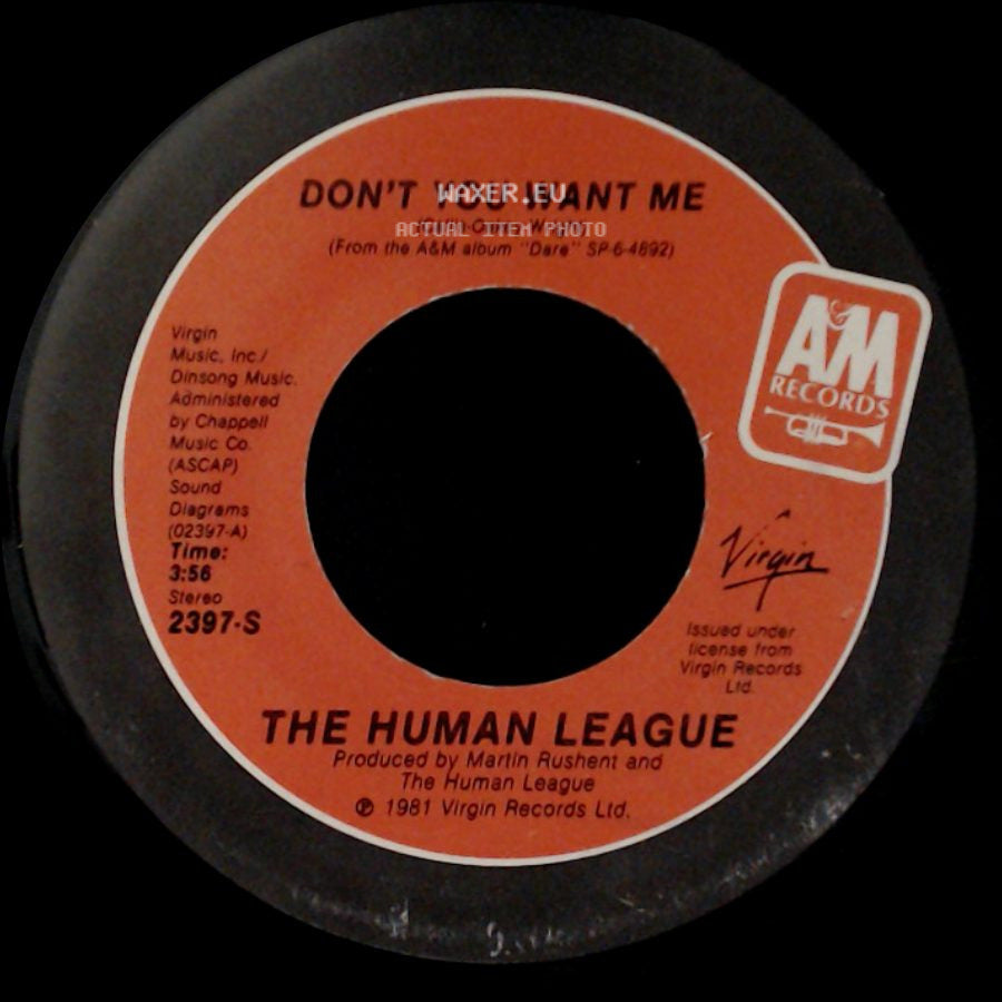The Human League - Seconds / Don't You Want Me side B