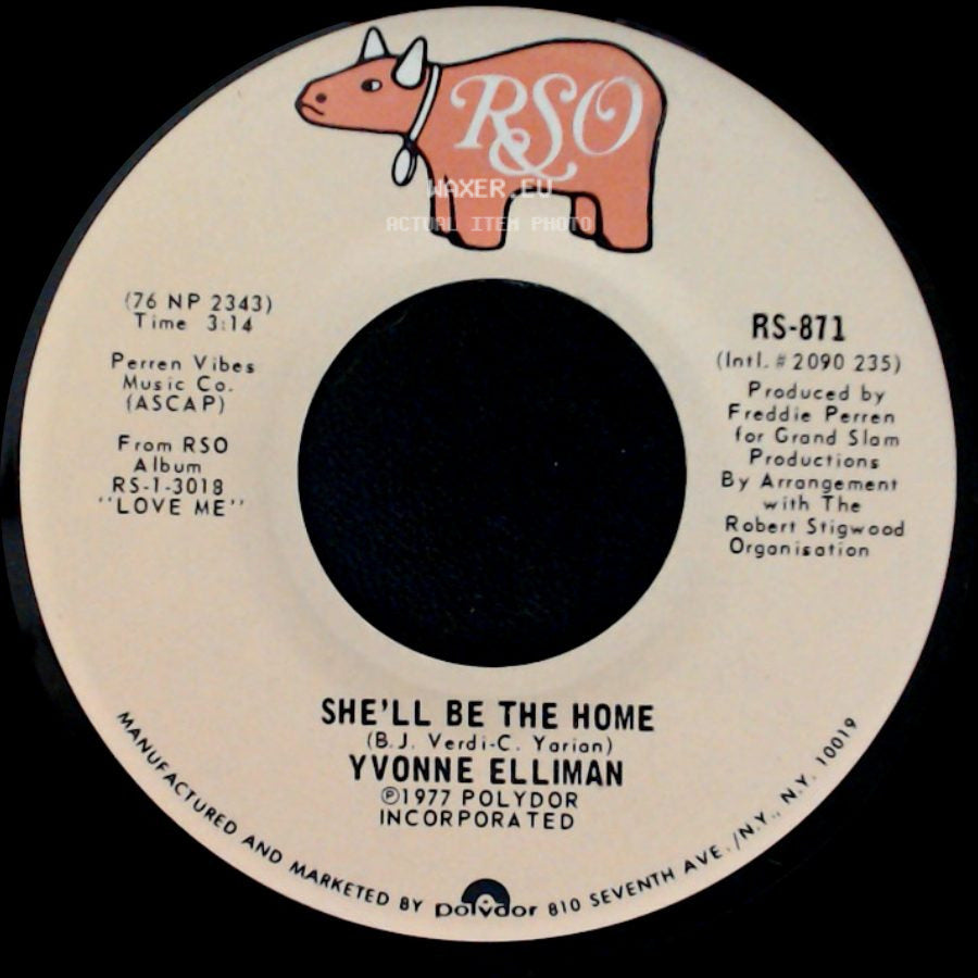 Yvonne Elliman - Hello Stranger / She'll Be The Home side B