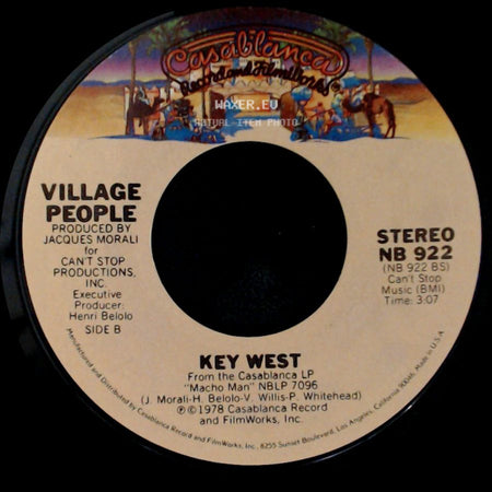 Village People - Macho Man / Key West side B