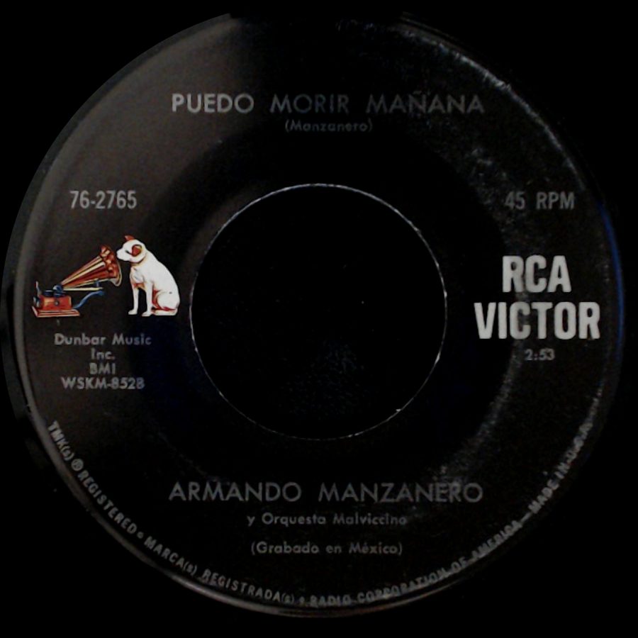 Armando Manzanero Y Orquesta Malviccino - Niña / Puedo Morir Mañana side B