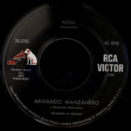 Armando Manzanero Y Orquesta Malviccino / Armando Manzanero - Niña / Puedo Morir Mañana side A
