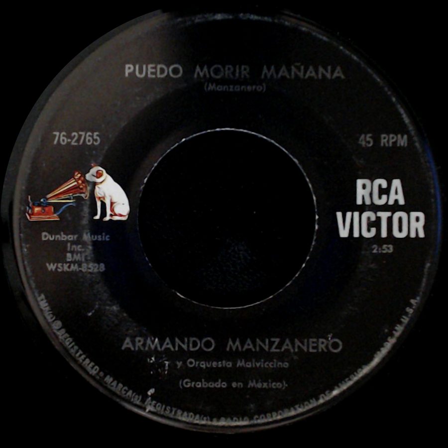 Armando Manzanero Y Orquesta Malviccino / Armando Manzanero - Niña / Puedo Morir Mañana side B