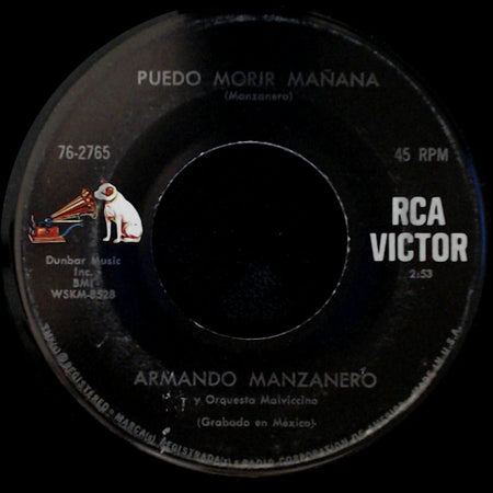 Armando Manzanero Y Orquesta Malviccino / Armando Manzanero - Niña / Puedo Morir Mañana side B