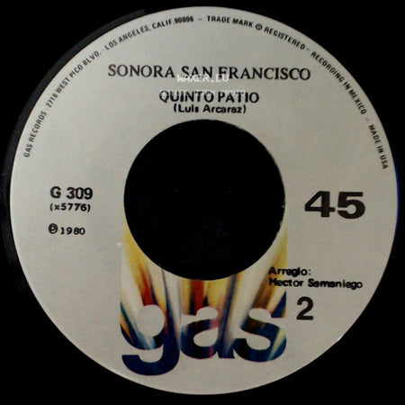 Sonora San Francisco - La Brujita / Quinto Patio (Luis Arcara) side B