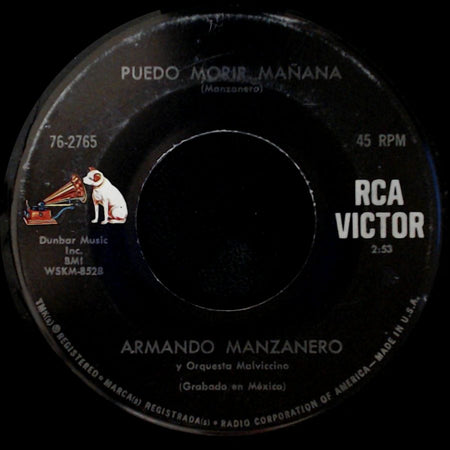 Armando Manzanero Y Orquesta Malviccino - Niña... (Manzanero) / Puedo Morir Mañana side B