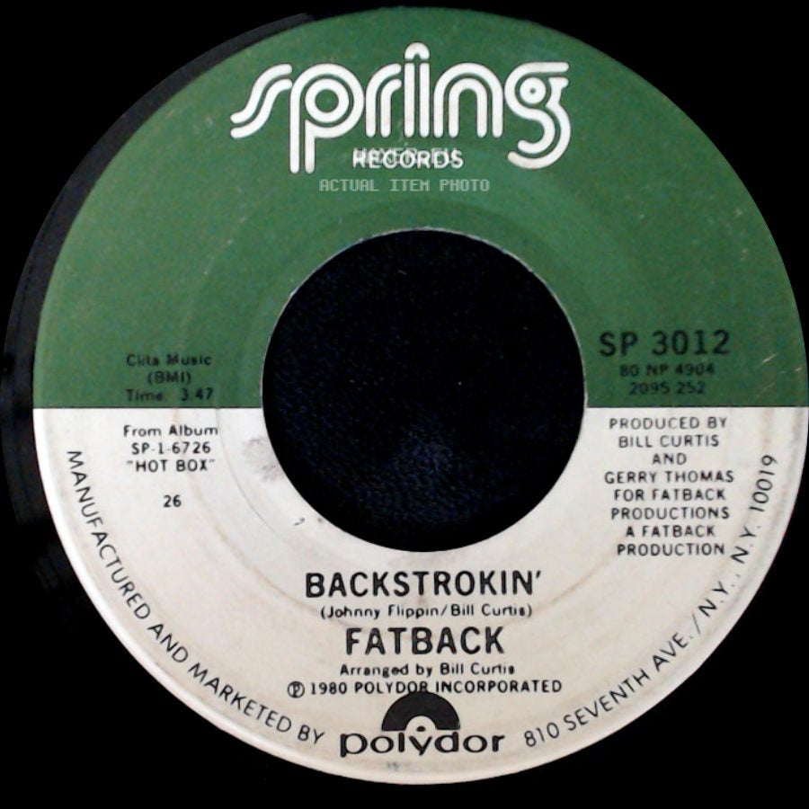 Fatback - Backstrokin' / Love Spell side A