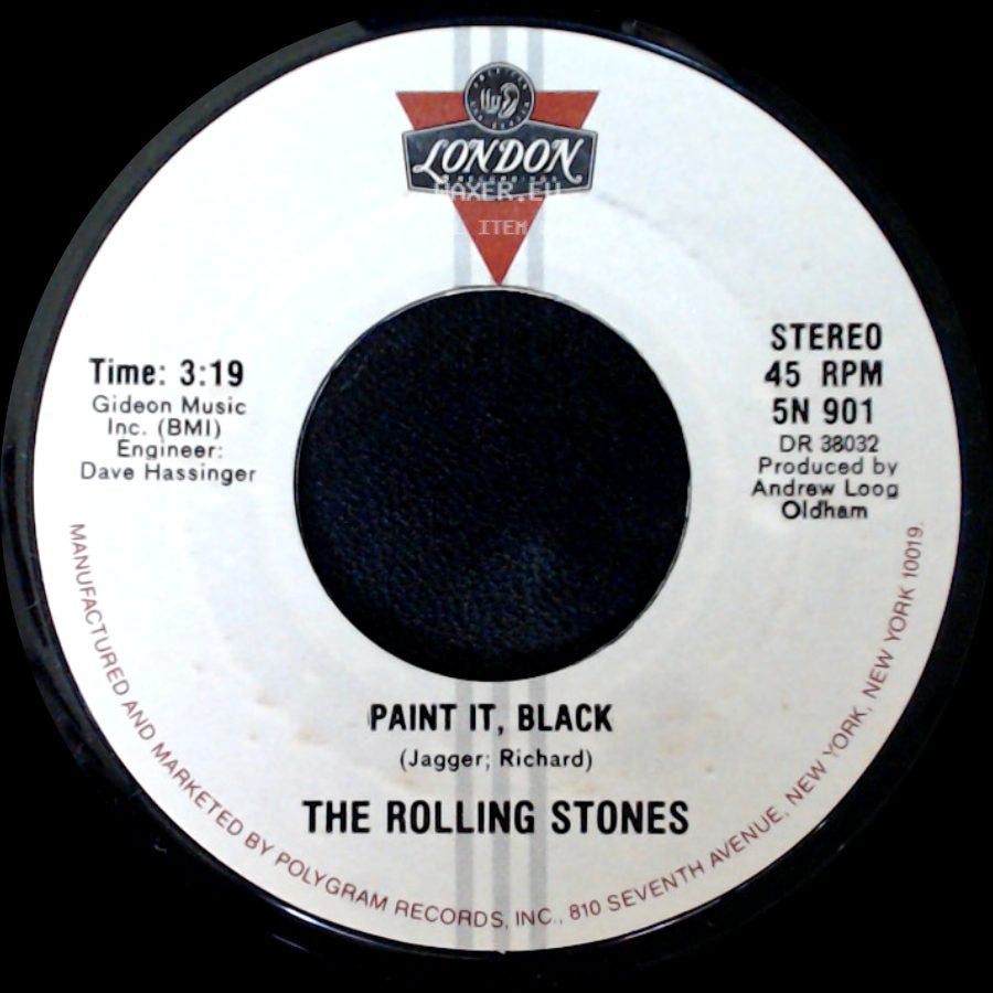 The Rolling Stones - Paint It, Black / Stupid Girl side A