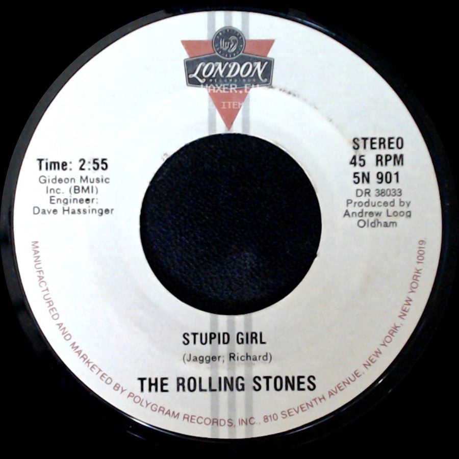 The Rolling Stones - Paint It, Black / Stupid Girl side B