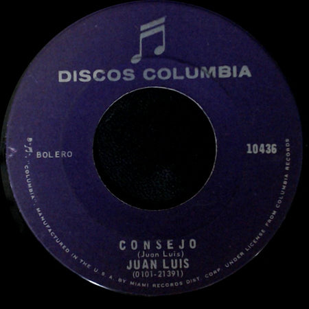 Juan Luis - Consejo / La Historia De Tu Adios side A