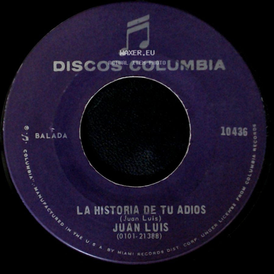 Juan Luis - Consejo / La Historia De Tu Adios side B