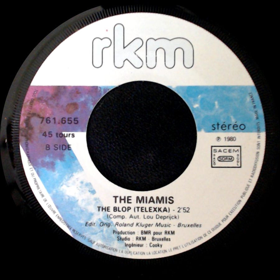 The Miamis Avec La Participation De Lou / The Miamis - Vamos A La Playa / The Blop (Telexka) side B