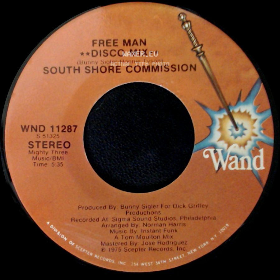 South Shore Commission - Free Man / Free Man **Disco Mix** side B