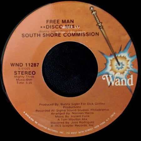 South Shore Commission - Free Man / Free Man **Disco Mix** side B