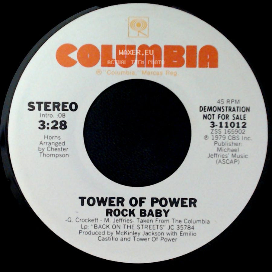 Tower Of Power - Rock Baby / Rock Baby side B