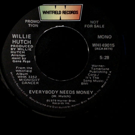 Willie Hutch - Everybody Needs Money / Everybody Needs Money side A