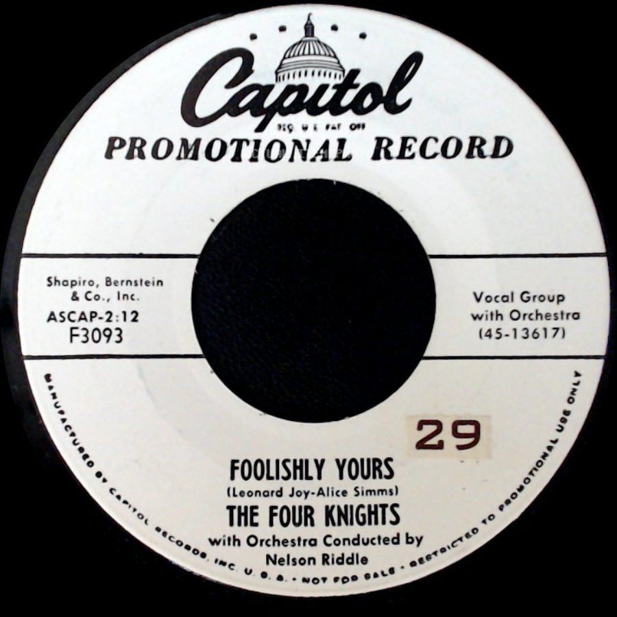 The Four Knights - Foolishly Yours / Inside Out side A
