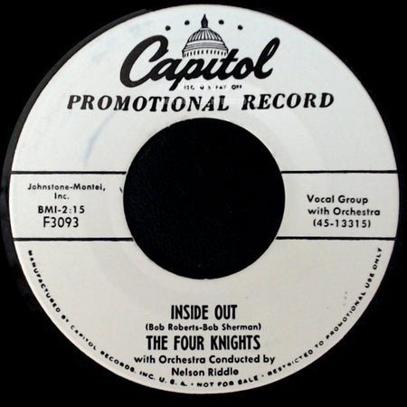 The Four Knights - Foolishly Yours / Inside Out side B