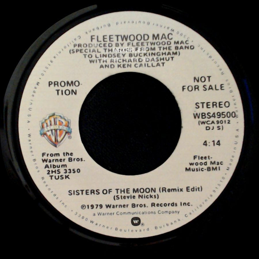 Fleetwood Mac - Sisters Of The Moon (Remix Long Version) / Sisters Of The Moon (Remix Edit) side B