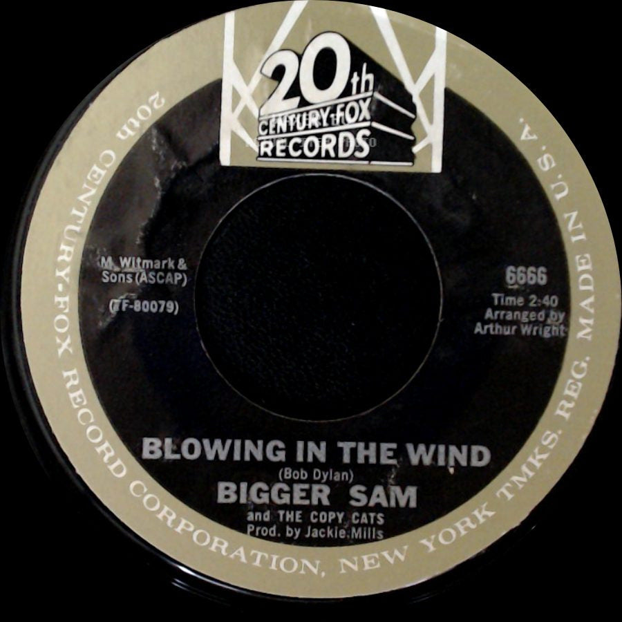 Bigger Sam And The Copy Cats - I'm Ready For Love / Blowing In The Wind side B
