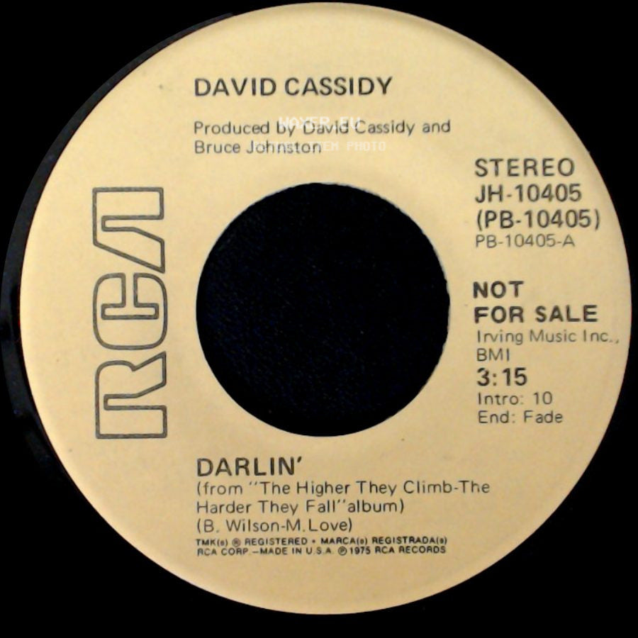 David Cassidy - Darlin' / Darlin' side A