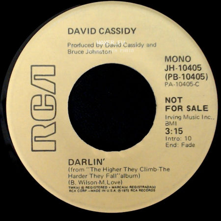 David Cassidy - Darlin' / Darlin' side B