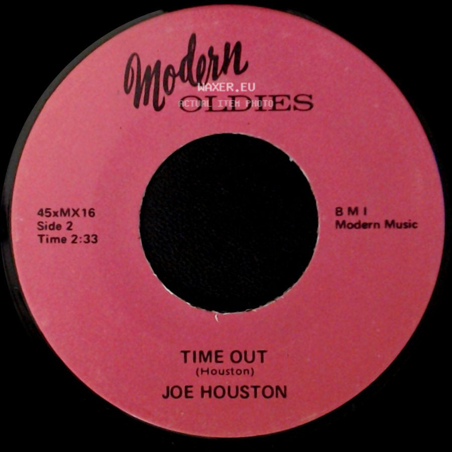 Joe Houston - All Night Long / Time Out side B