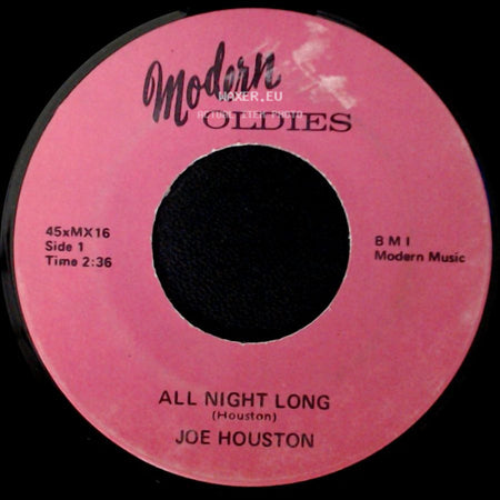 Joe Houston - All Night Long / Time Out side A