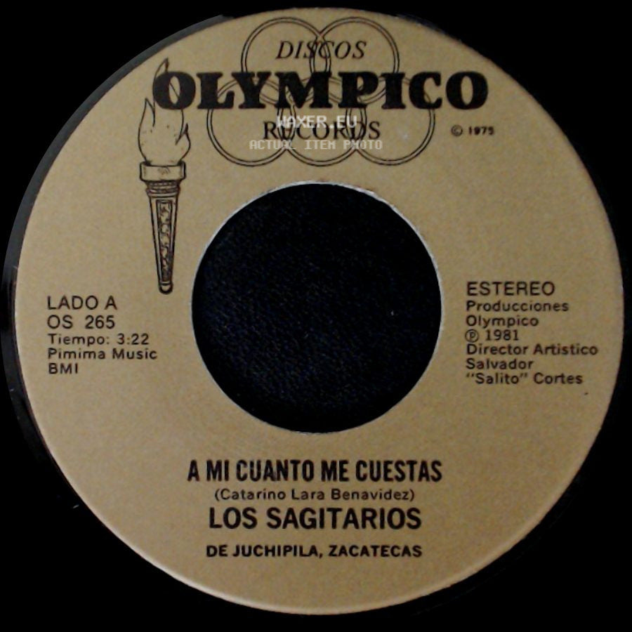 Los Sagitarios - A Mi Cuanto Me Cuestas / Yo side A