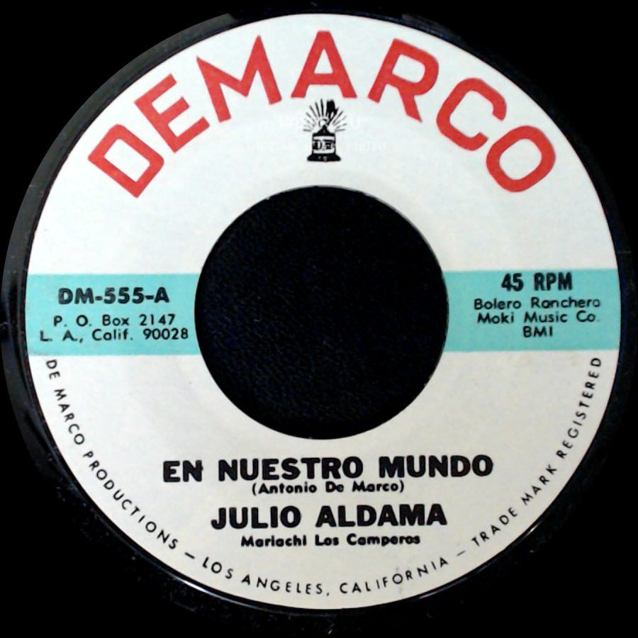 Julio Aldama / Julio Aldama Mariachi Los Camperos - En Nuestro Mundo / El Ave Canta side A