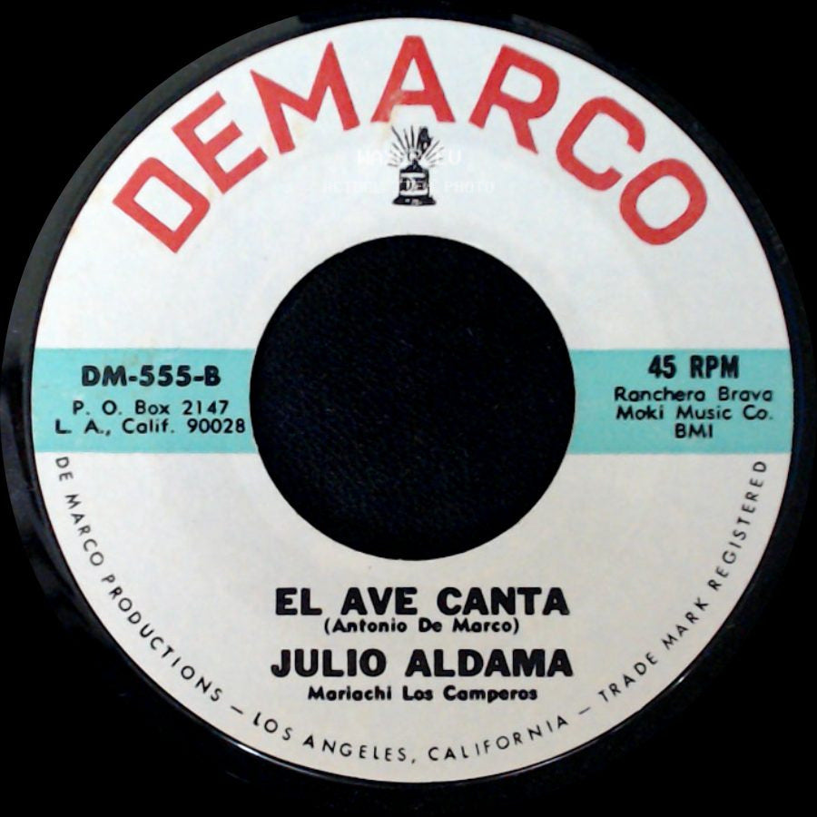 Julio Aldama / Julio Aldama Mariachi Los Camperos - En Nuestro Mundo / El Ave Canta side B
