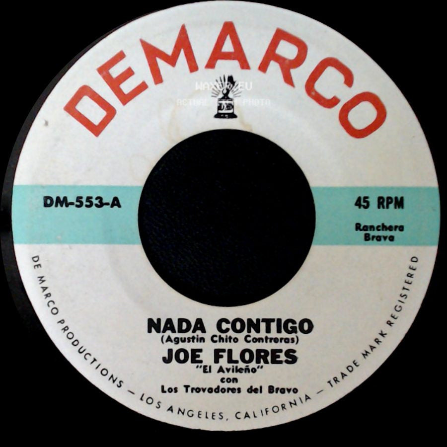 Joe Flores - Nada Contigo / Letras Borradas side A