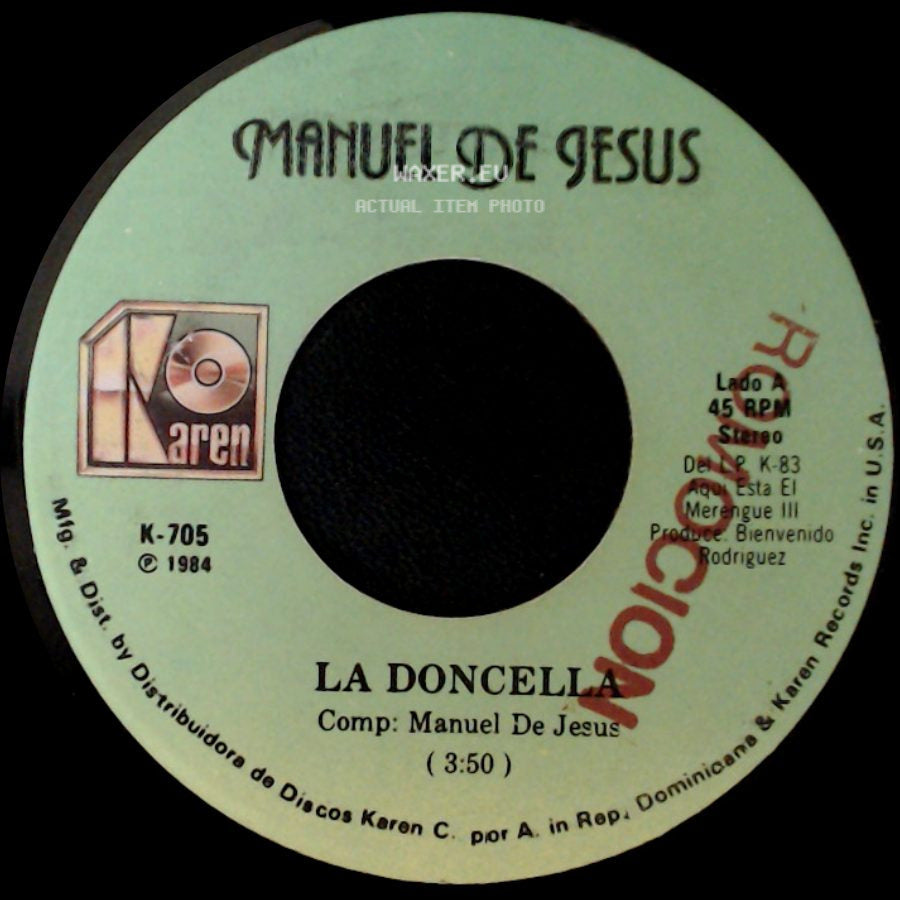 Manuel De Jesus - La Doncella / La Revancha side A