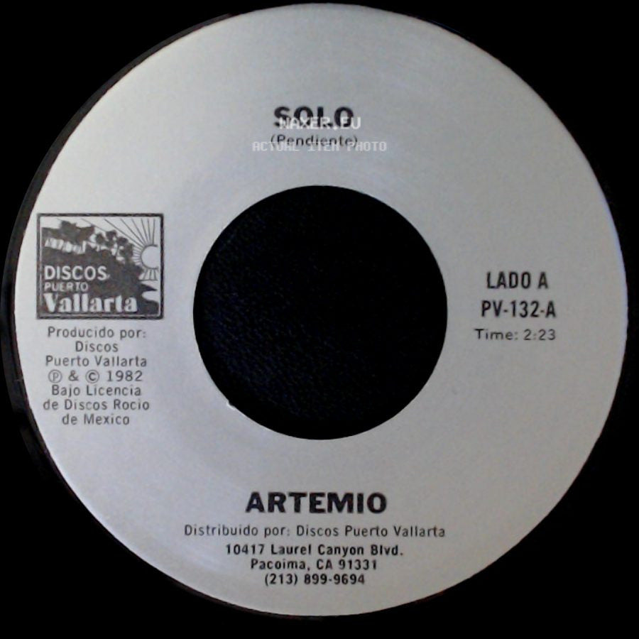 Artemio - Solo (Pendiente) / Con La Misma Moneda side A