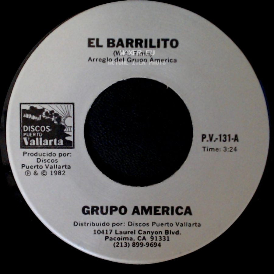 Grupo America - El Barrilito / Las Mañanitas Tapatias side A