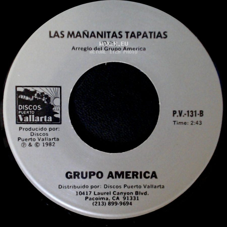 Grupo America - El Barrilito / Las Mañanitas Tapatias side B