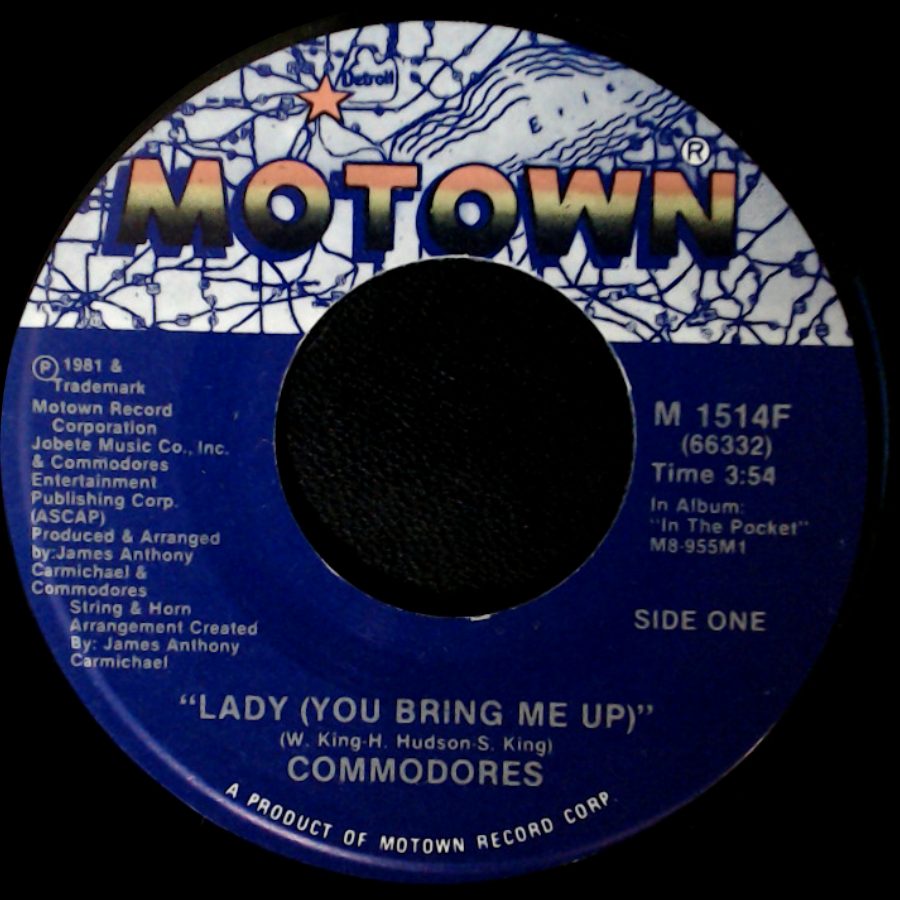Commodores - Lady (You Bring Me Up) / Gettin' It side A